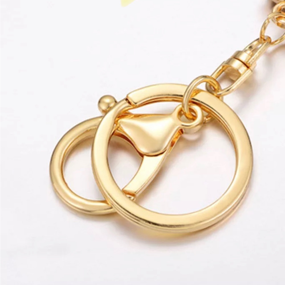 NEW gold with rose gold perfume keychain - Picture 5 of 9